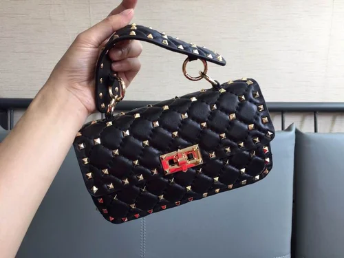 Valentino Original Shoulder Bag Authentic Rockstud Leather