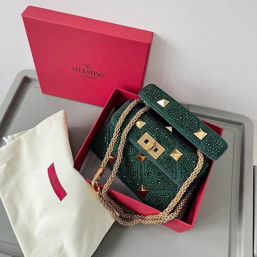 Valentino Original Shoulder Bag Authentic Rockstud Leather