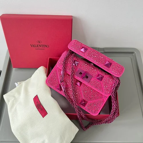 Valentino Original Shoulder Bag Authentic Rockstud Leather