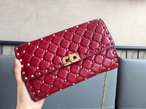 Valentino Original Shoulder Bag Authentic Rockstud Leather