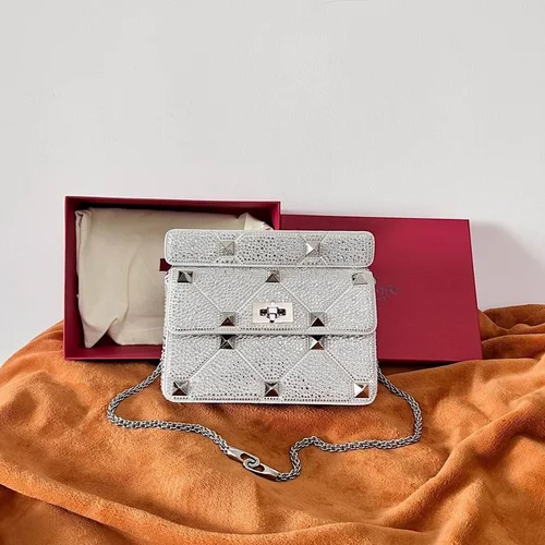 Valentino Original Shoulder Bag Authentic Rockstud Leather