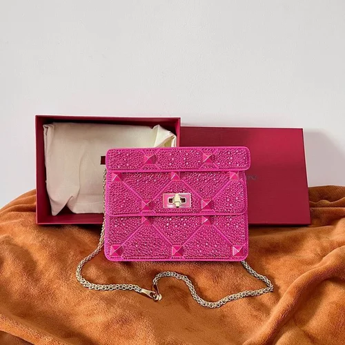 Valentino Original Shoulder Bag Authentic Rockstud Leather