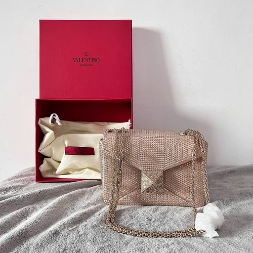 Valentino Original Shoulder Bag Authentic Rockstud Leather