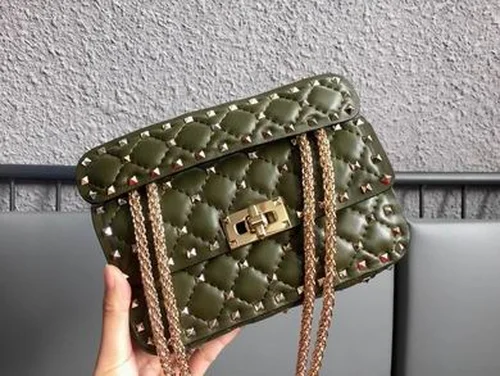 Valentino Original Shoulder Bag Authentic Rockstud Leather