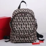 Valentino Original Backpack Large Authentic Canvas Leather