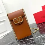 Valentino Original Cell Phone Bag Authentic Leather