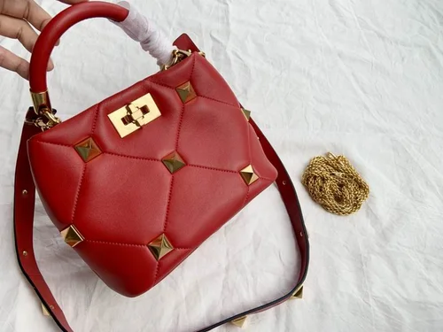 Valentino Original Bucket Bag Authentic Rockstud Leather