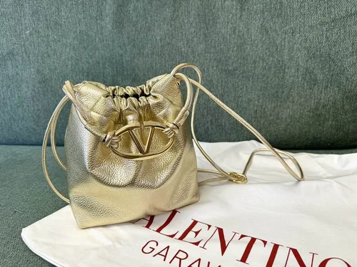 Valentino Original Bucket Bag Authentic Rockstud Leather