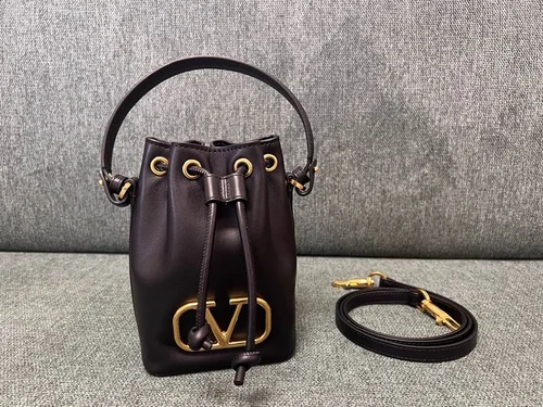 Valentino Original Bucket Bag Authentic Rockstud Leather