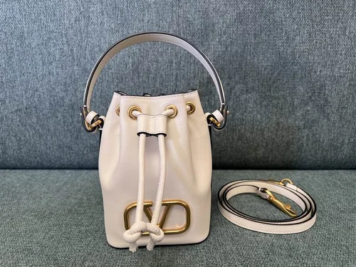 Valentino Original Bucket Bag Authentic Rockstud Leather