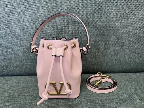 Valentino Original Bucket Bag Authentic Rockstud Leather