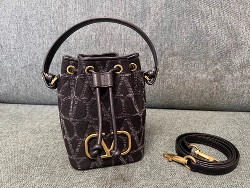 Valentino Original Bucket Bag Authentic Rockstud Leather