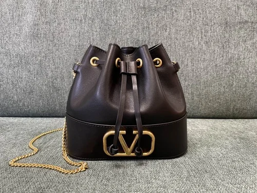 Valentino Original Bucket Bag Authentic Rockstud Leather