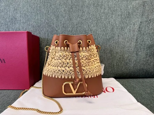 Valentino Original Bucket Bag Authentic Rockstud Leather