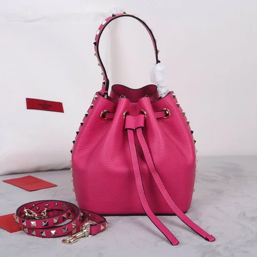 Valentino Original Bucket Bag Authentic Rockstud Leather