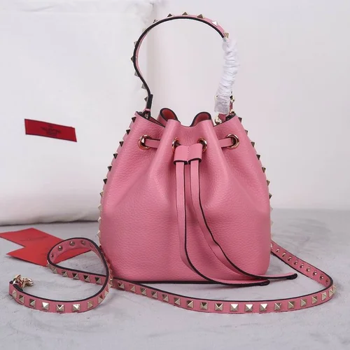 Valentino Original Bucket Bag Authentic Rockstud Leather