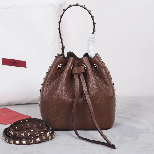 Valentino Original Bucket Bag Authentic Rockstud Leather