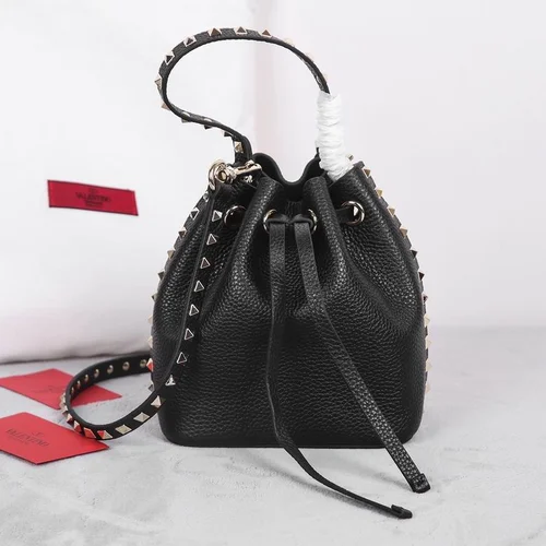 Valentino Original Bucket Bag Authentic Rockstud Leather