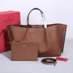 Valentino Original Large Shopping Bag Authentic Leather
