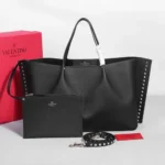 Valentino Original Large Shopping Bag Authentic Leather