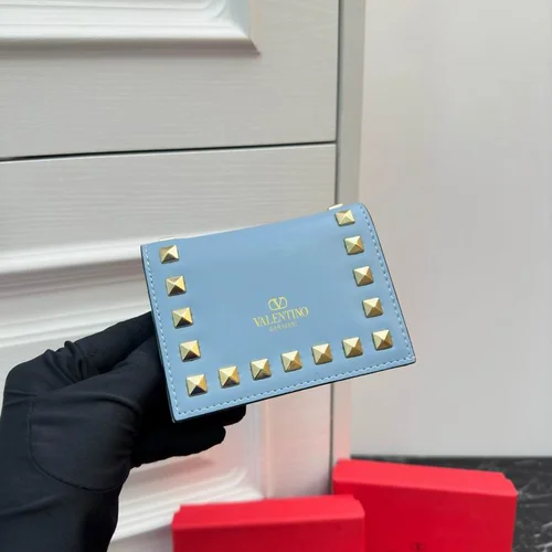 11 Valentino Women's Wallet Luxury Rockstud Leather Designer