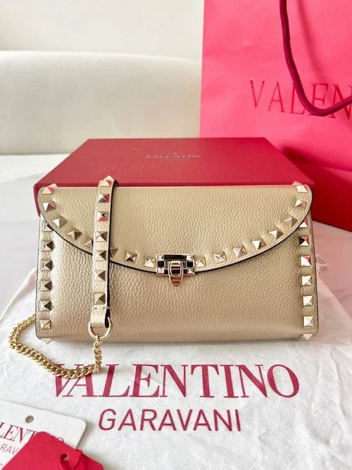 Valentino Original Shoulder Bag Authentic Rockstud Leather