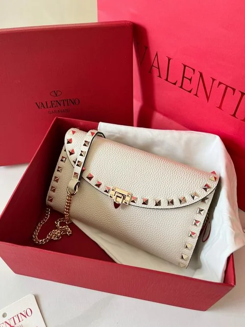 Valentino Original Shoulder Bag Authentic Rockstud Leather