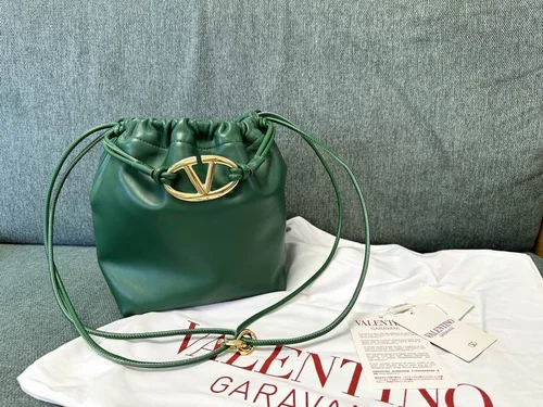 Valentino Original Bucket Bag Authentic Rockstud Leather