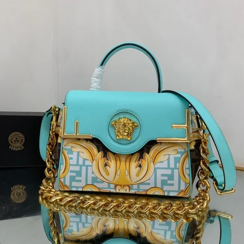 Versace Original Women's Handbags Authentic Medusa Luxury