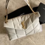 YSL Original Puffer Envelope Bag Authentic Quilted Leather