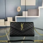 11 YSL Envelope Chain Wallet Women Luxury Leather