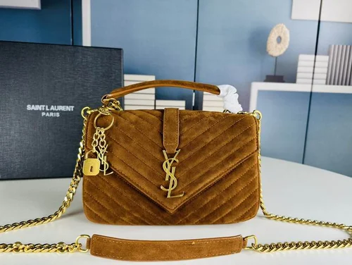 11 YSL Envelope Chain Wallet Women Luxury Leather