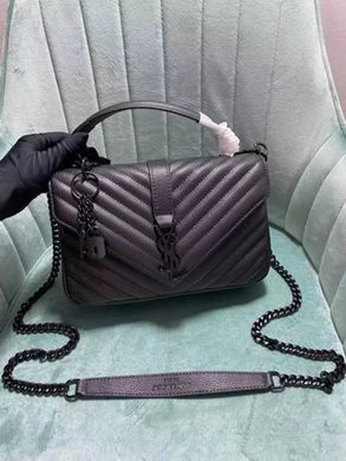 11 YSL Envelope Chain Wallet Women Luxury Leather