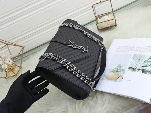 11 YSL Envelope Chain Wallet Women Luxury Leather