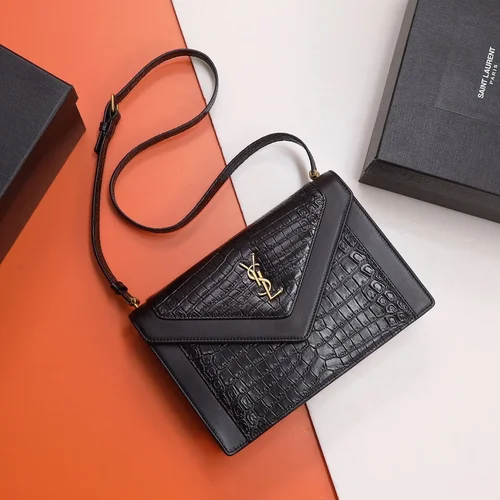 11 YSL Envelope Chain Wallet Women Luxury Leather