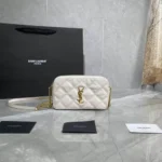YSL Original Becky Chain Wallet Authentic Leather