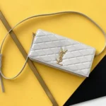 YSL Original Becky Chain Wallet Authentic Leather