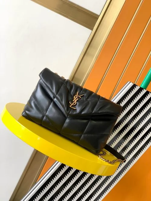 YSL Original Envelope Chain Wallet Authentic Leather