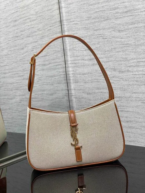 YSL Original Le 5 ¨¤ 7 Hobo Bag Authentic Leather