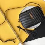 YSL Original Lou Monogram Chain Bag Authentic Leather