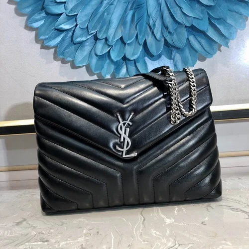 YSL Original Loulou Medium Puffer Bag Authentic Leather