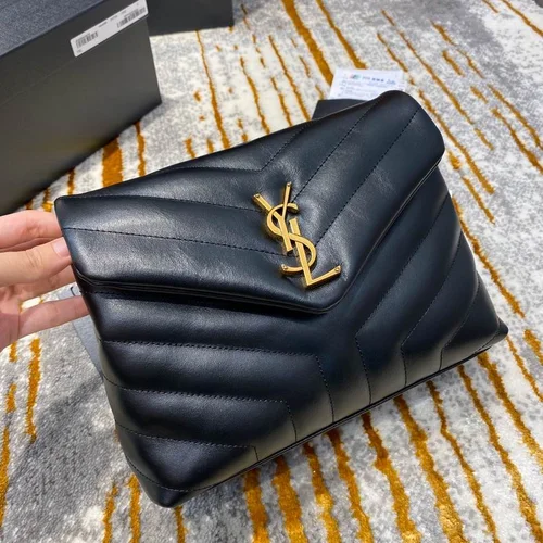 YSL Original Loulou Medium Puffer Bag Authentic Leather