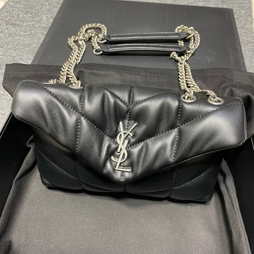 YSL Original Loulou Medium Puffer Bag Authentic Leather