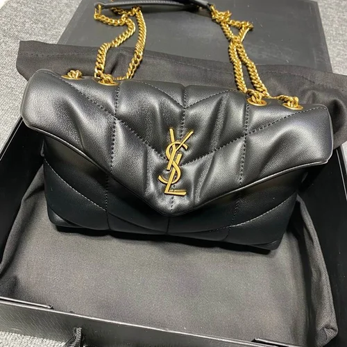 YSL Original Loulou Medium Puffer Bag Authentic Leather
