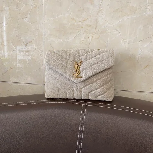 YSL Original Loulou Medium Puffer Bag Authentic Leather