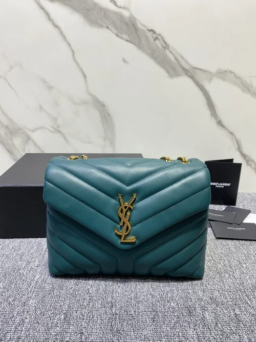 YSL Original Loulou Medium Puffer Bag Authentic Leather