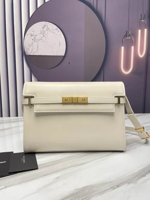 YSL Original Manhattan Shoulder Bag Authentic Leather