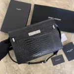 YSL Original Manhattan Shoulder Bag Authentic Leather