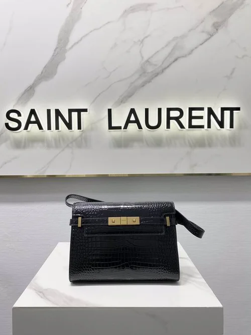 YSL Original Manhattan Shoulder Bag Authentic Leather
