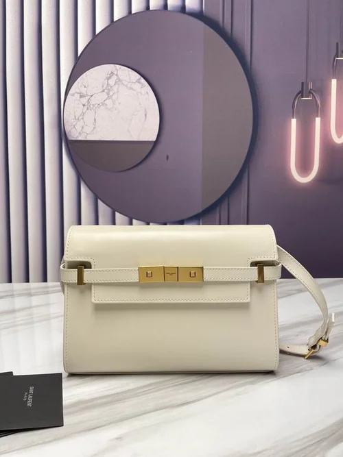 YSL Original Manhattan Shoulder Bag Authentic Leather